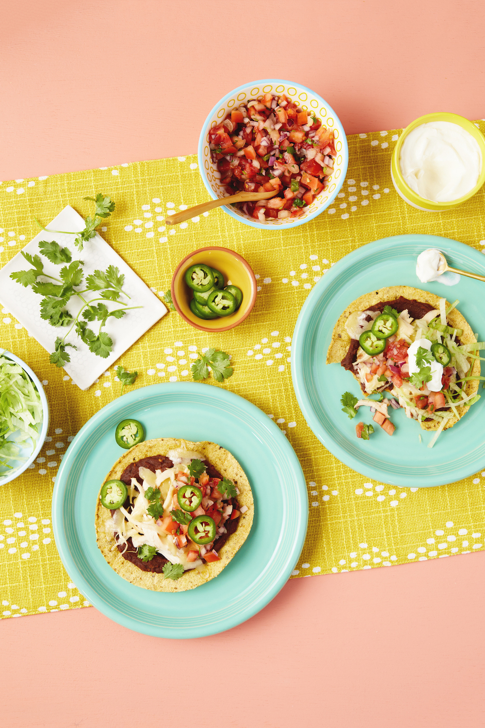 Ten-Minute Tostadas from Winner! Winner! Chicken Dinner cookbook by Stacie Billis