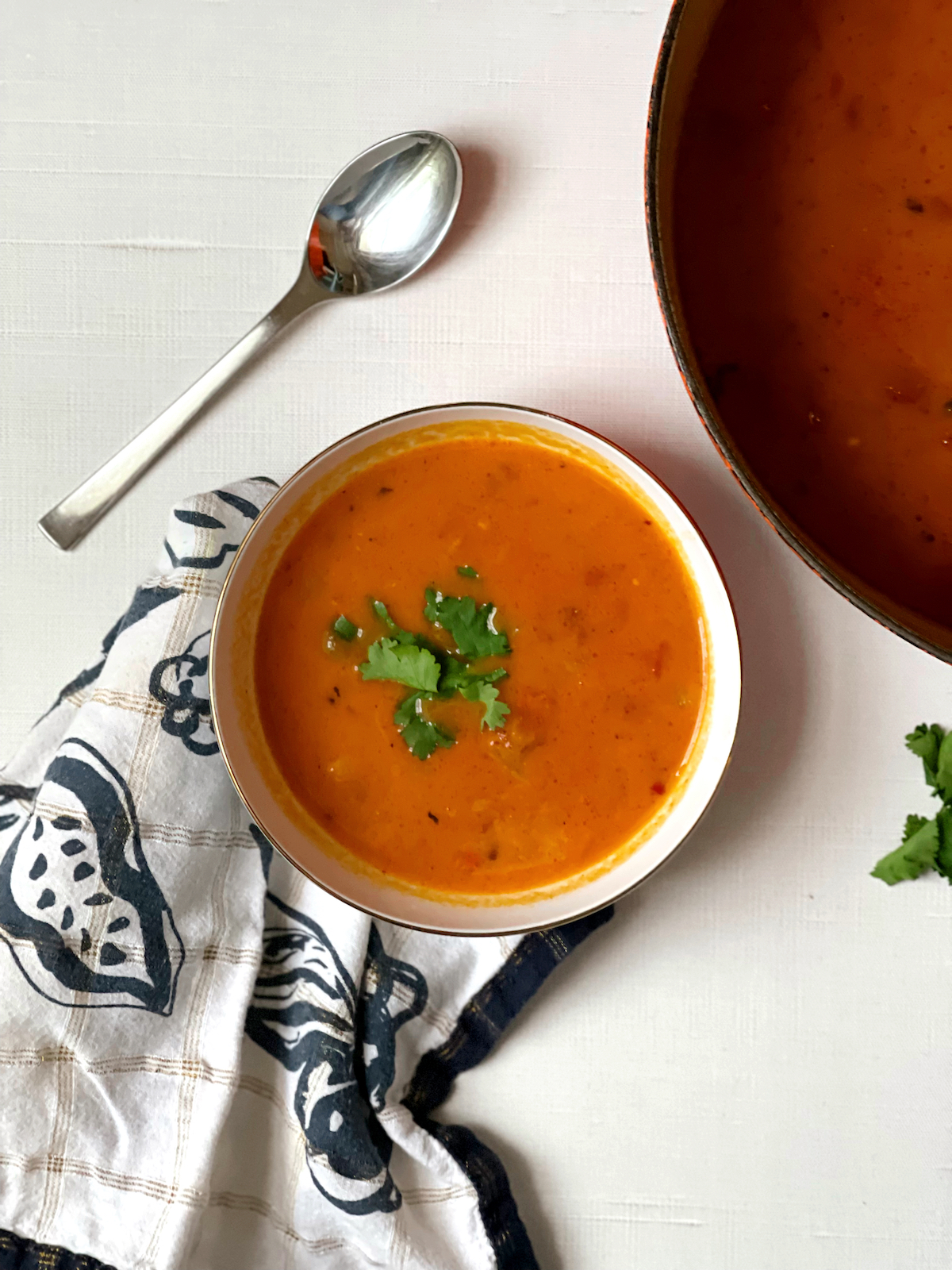 Spiced Chickpea Soup from The Ultimate Blender Cookbook by Rebecca Ffrench | Stacie Billis