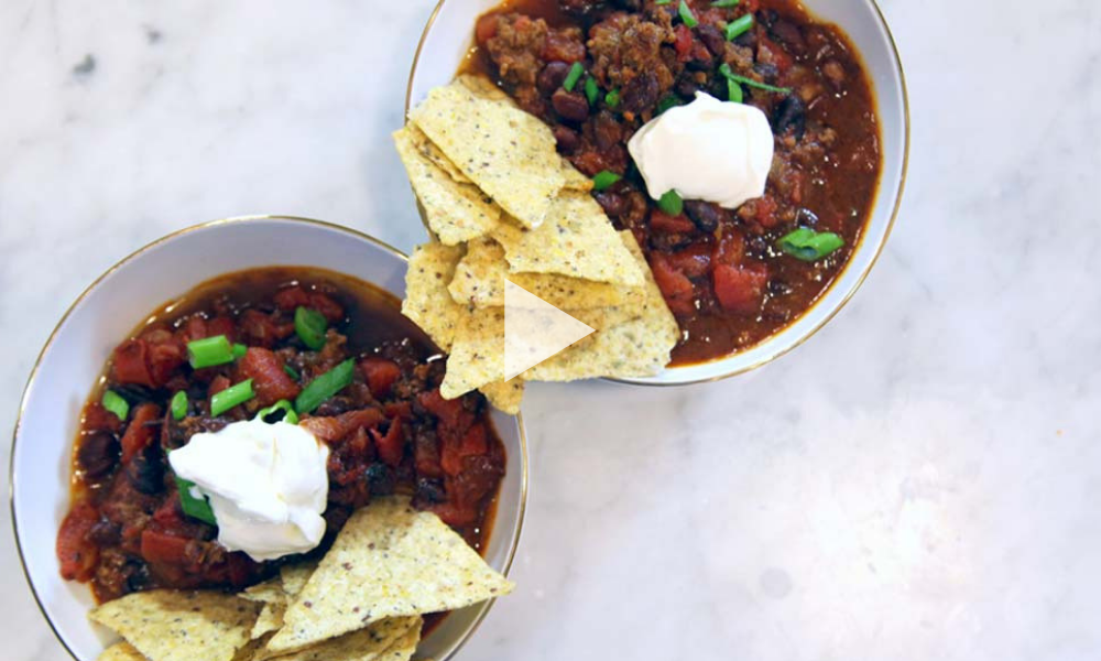 5 Ingredient Instant Pot Chili - Meat / Vegetarian - 5 Ingredient Chili