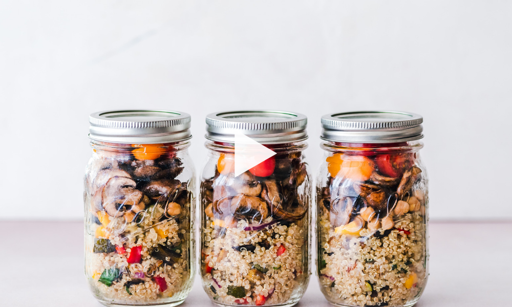 Healthy school lunch ideas for kids: Lunch Box Grain Bowls | Stacie Billis
