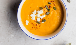 Easy Roasted Squash and Apple Soup recipe