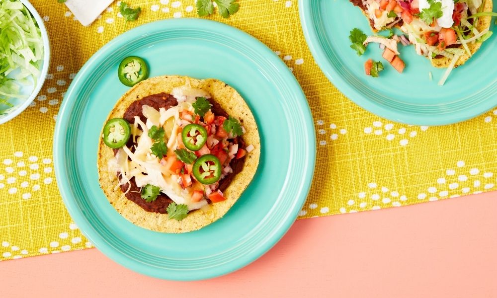 Ten-Minute Tostadas from Winner! Winner! Chicken Dinner cookbook by Stacie Billis