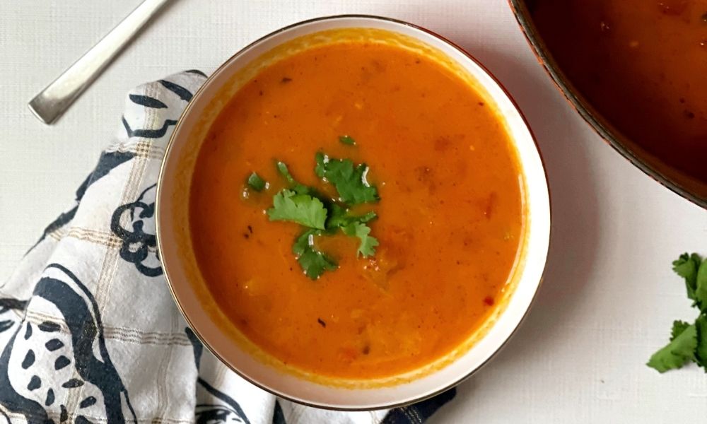Spiced Chickpea Soup from The Ultimate Blender Cookbook by Rebecca Ffrench | Stacie Billis