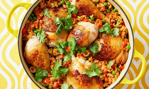 Arroz con Pollo recipe from the Winner Winner Chicken Dinner cookbook