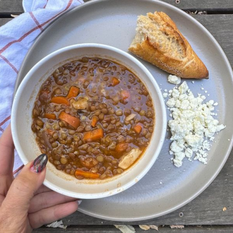 Greek Lentil Soup recipe: Fakes | Stacie Billis